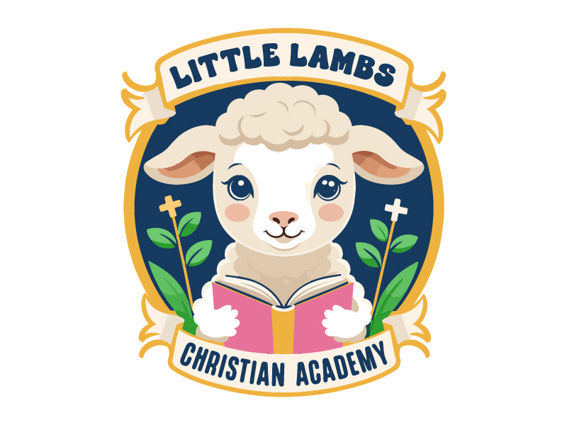Little Lambs Christian Academy logo design by Assassins