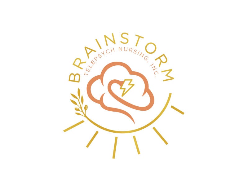 Brainstorm TelePsych Nursing, Inc. logo design by bezalel