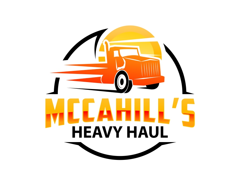 McCahill’s Heavy Haul logo design by Biswanath