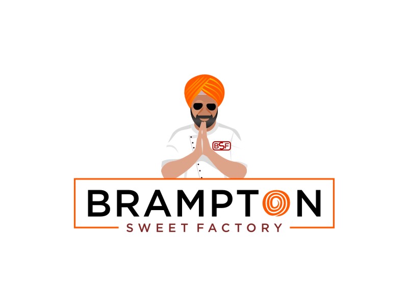 brampton Sweet Factory logo design by Artomoro