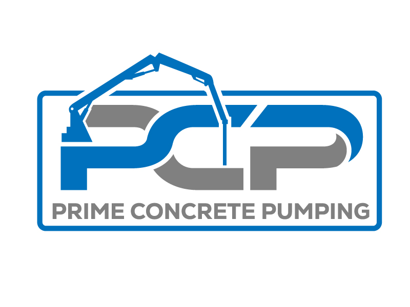 Prime Concrete Pumping logo design by jaize