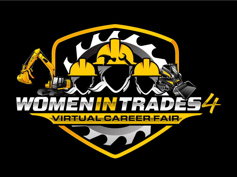 Women in Trades 4 Virtual Career Fair logo design by DreamLogoDesign