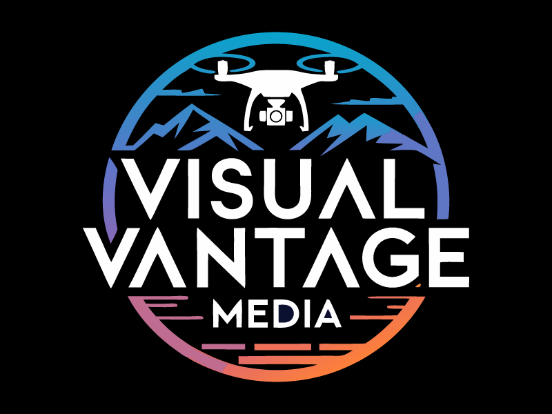 Visual Vantage Media logo design by BrightARTS