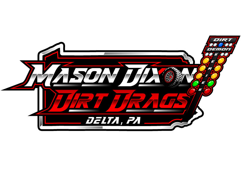 Mason Dixon Dirt Drags logo design by Mr uink