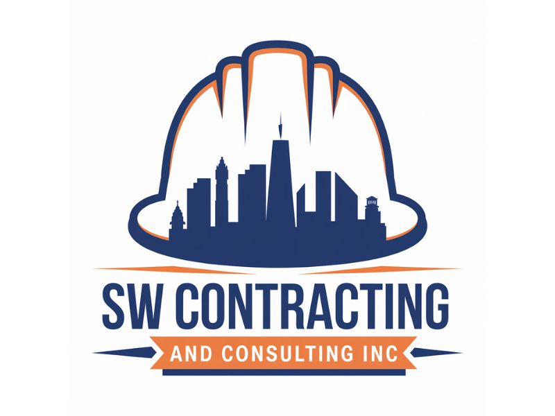 SW Contracting and Consulting Inc. logo design by Michael Luutu