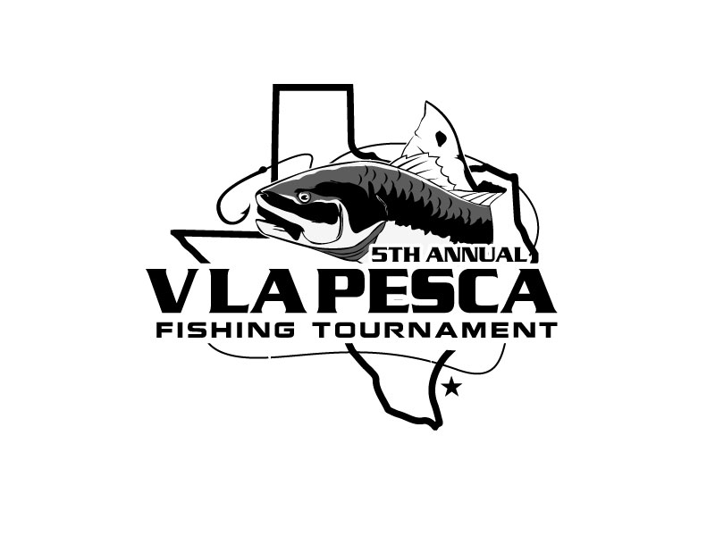 V La Pesca Fishing Tournament logo design by Avijit