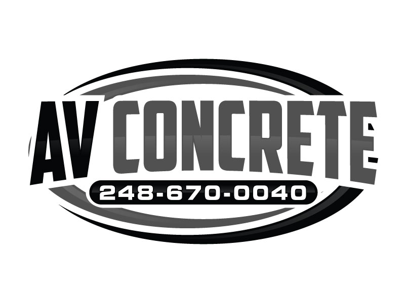 AV Concrete logo design by Mr uink