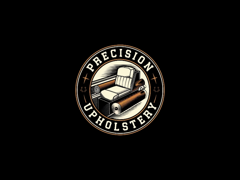 Precision Upholstery logo design by iffikhan