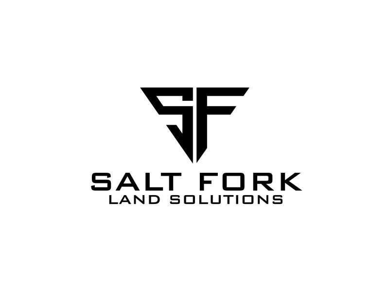Salt Fork Land Solutions logo design by tejo