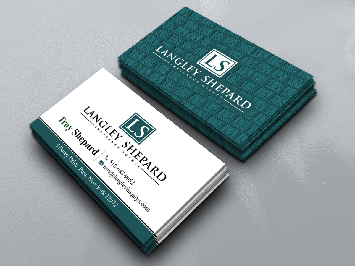Langley Shepard Insurance Agency Logo Design