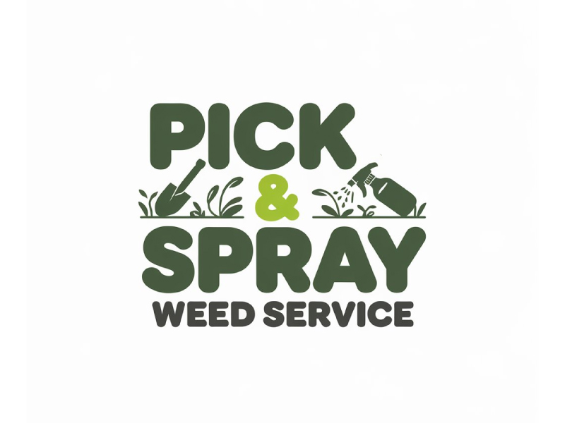 Pick and Spray     Tagline: Weed Service logo design by pixalrahul