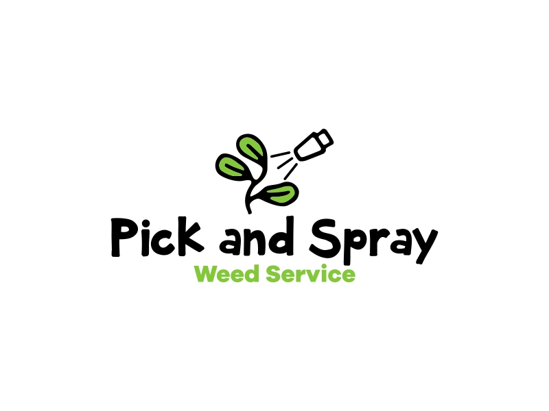 Pick and Spray     Tagline: Weed Service logo design by luckyprasetyo