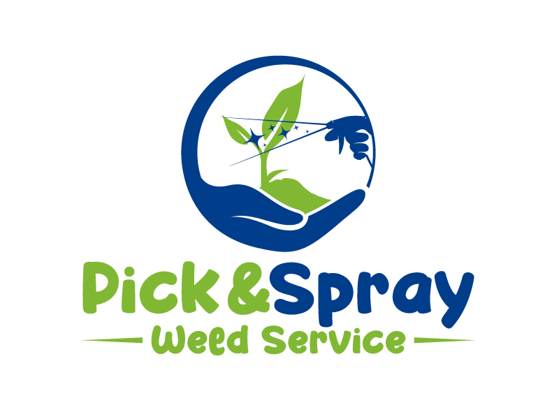 Pick and Spray     Tagline: Weed Service logo design by DreamLogoDesign