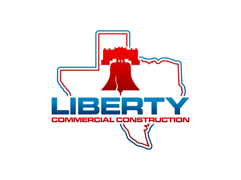 Liberty Commercial Construction logo design by luckyprasetyo