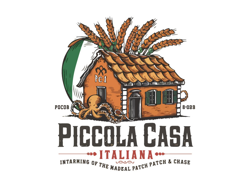 "PCI"  "Piccola Casa Italiana" logo design by Rahul Biswas