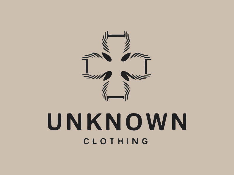 Unknown clothing logo design by Rahul Biswas