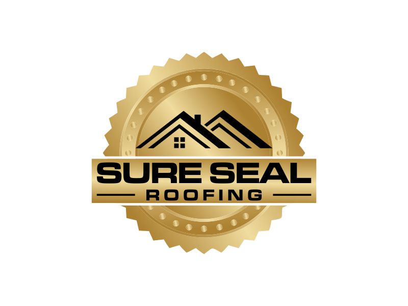 Sure seal roofing logo design by oke2angconcept