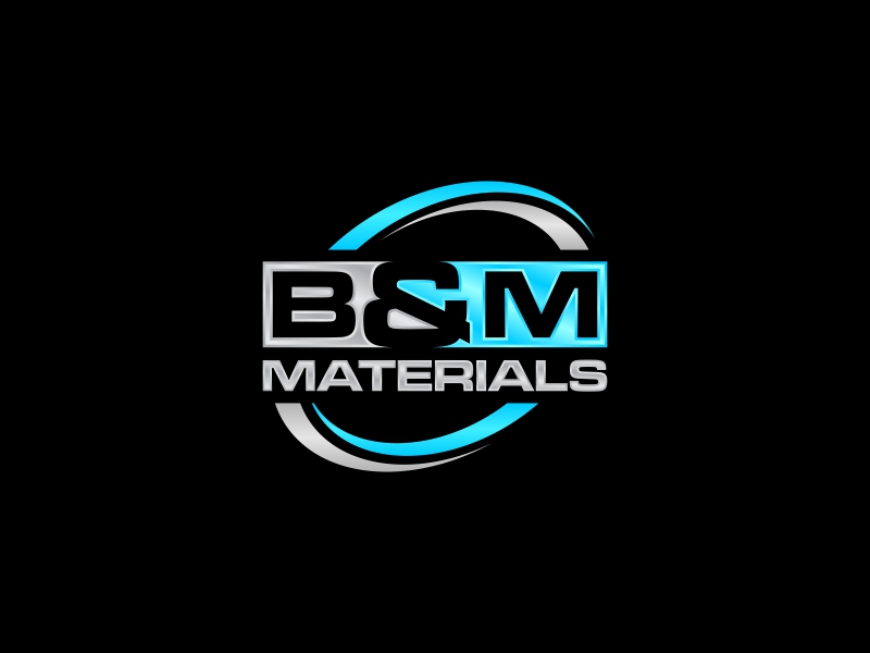 B & M Materials logo design by ayda_art