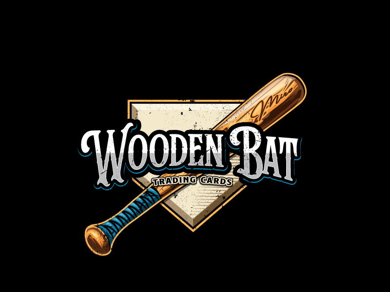 Wooden Bat Logo Design