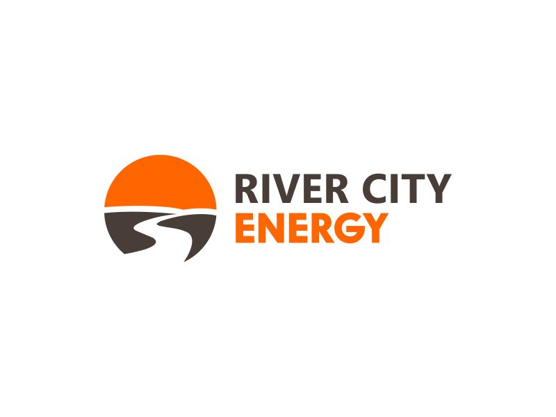 River City Energy logo design by cocote