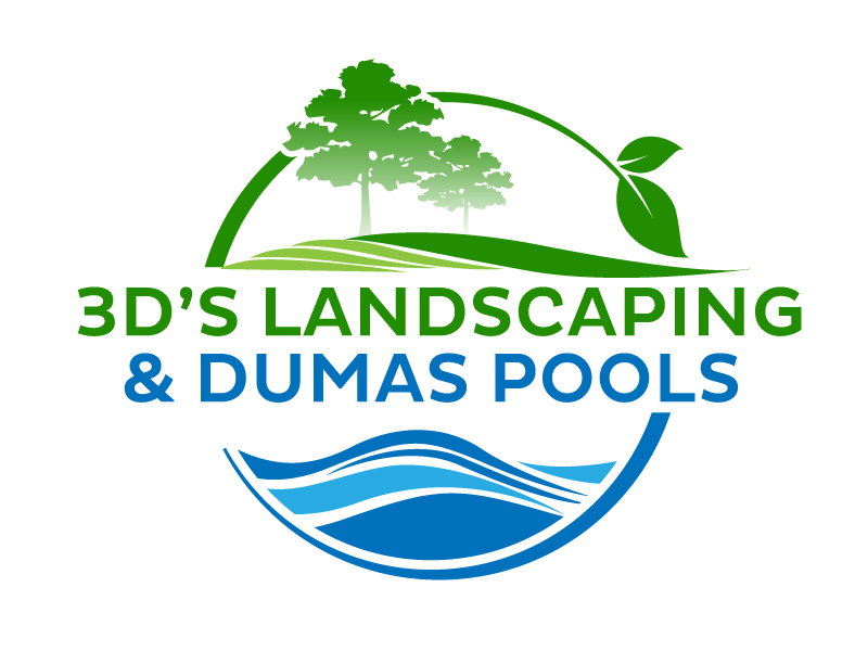 3D’s Landscaping & Dumas Pools Logo Design