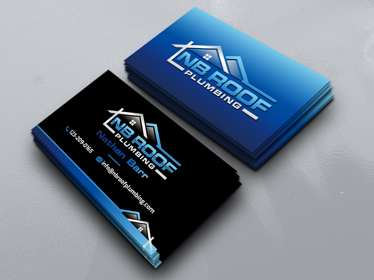 NB Roof Plumbing logo design by Durga