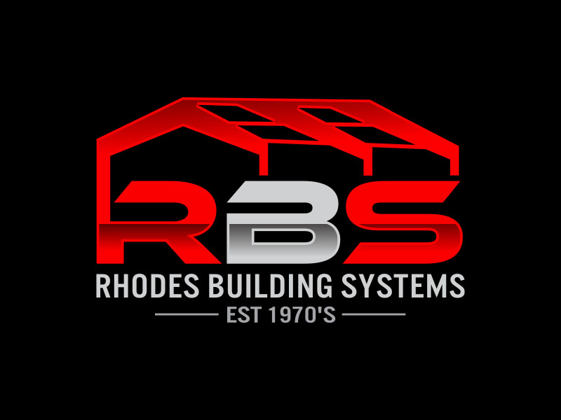 Rhodes Building Systems and RBS logo design by bluespix
