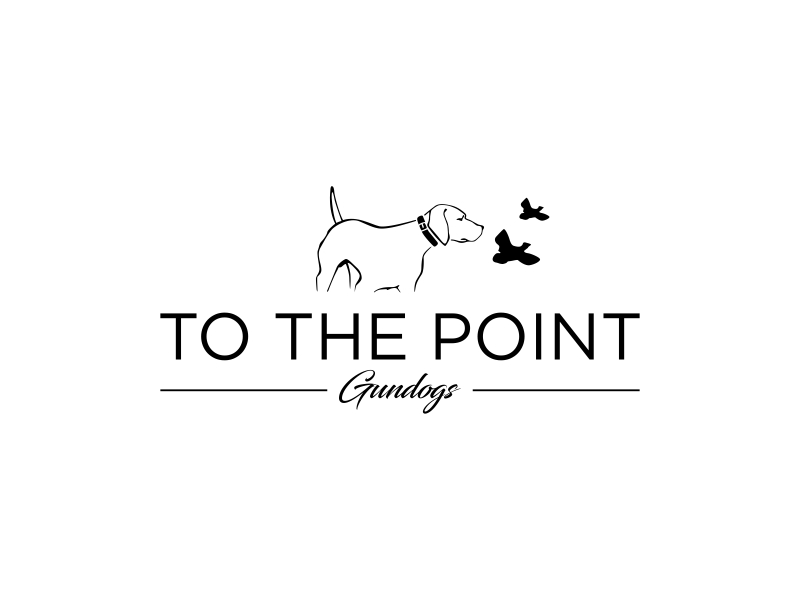 To The Point Gundogs logo design by luckyprasetyo