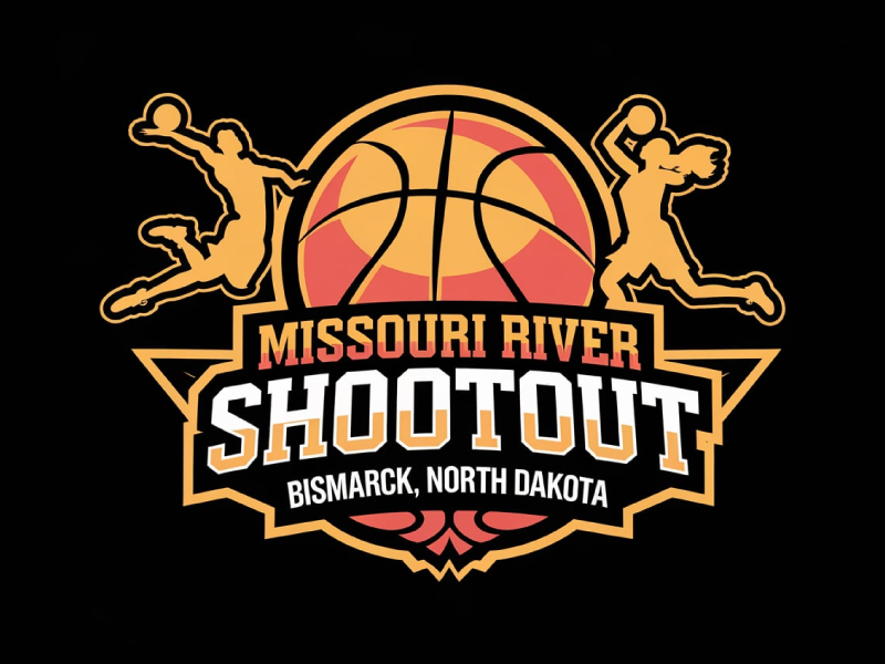 Missouri River Shootout logo design by pixalrahul