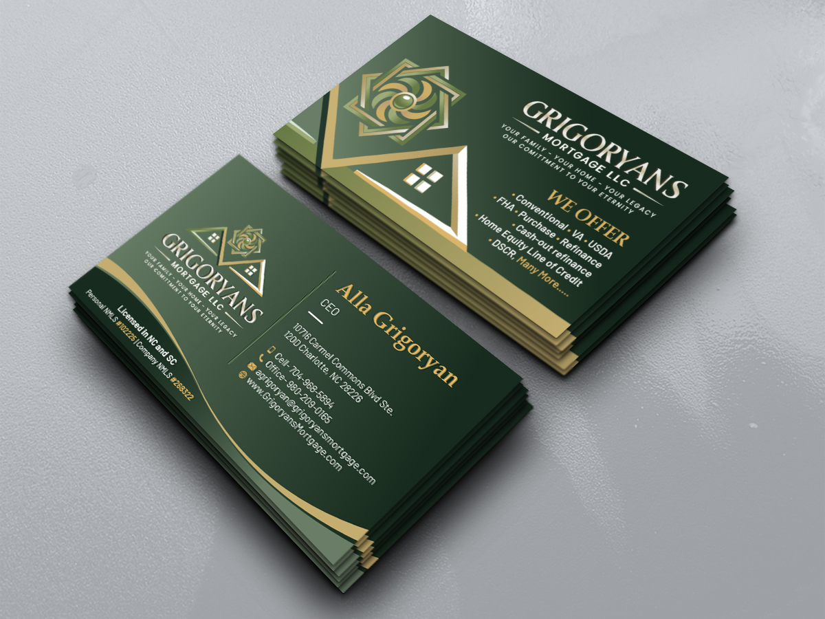Grigoryan Mortgage logo design by Durga