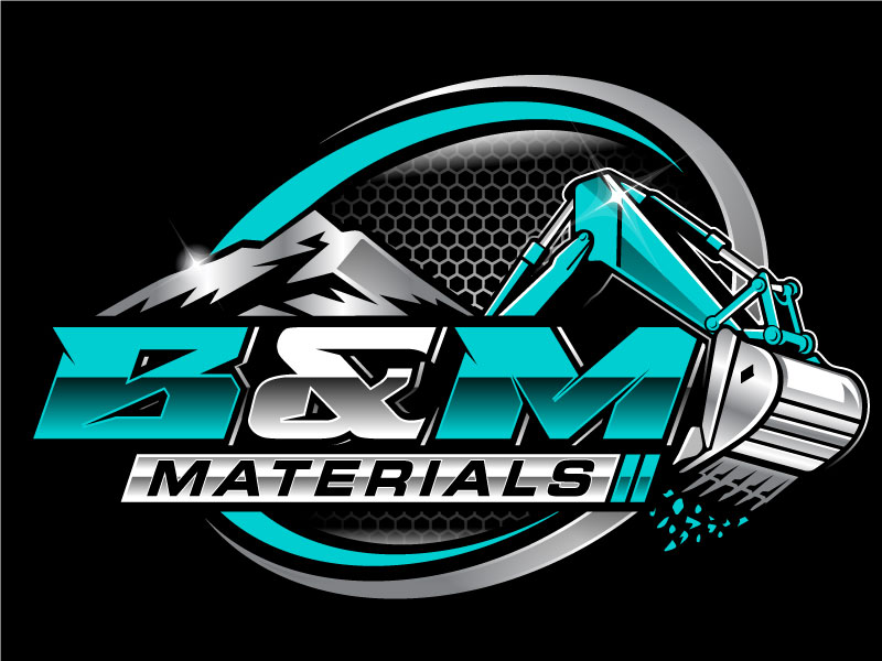 B & M Materials logo design by USDOT