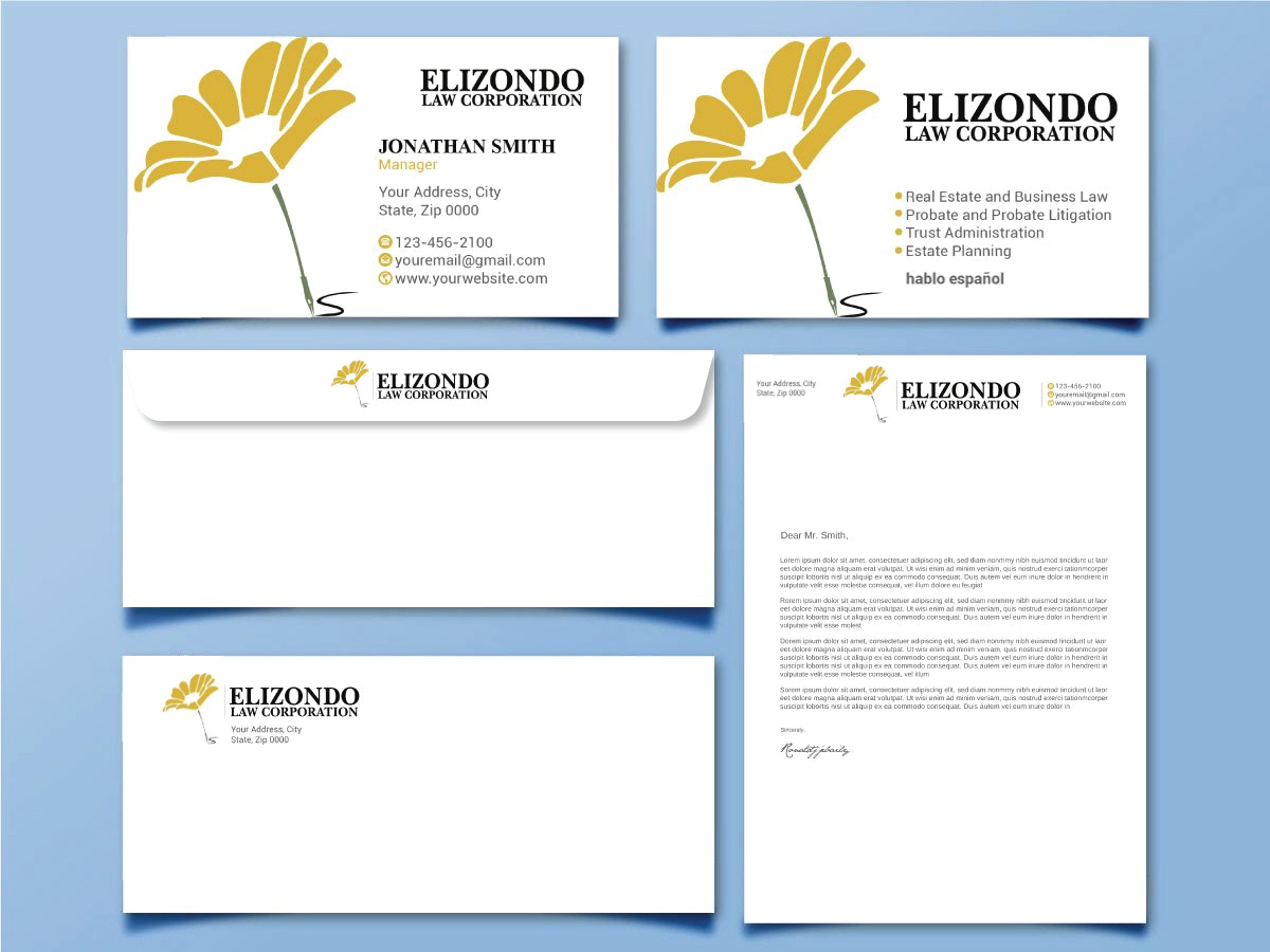 ELIZONDO LAW CORPORATION logo design by Boomstudioz