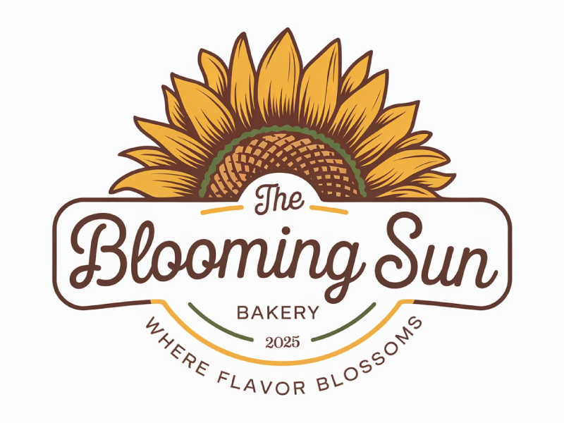 The Blooming Sun Bakery logo design by BrightARTS