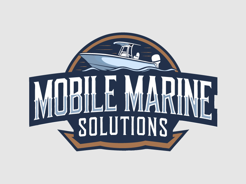 Mobile Marine Solutions logo design by pixalrahul