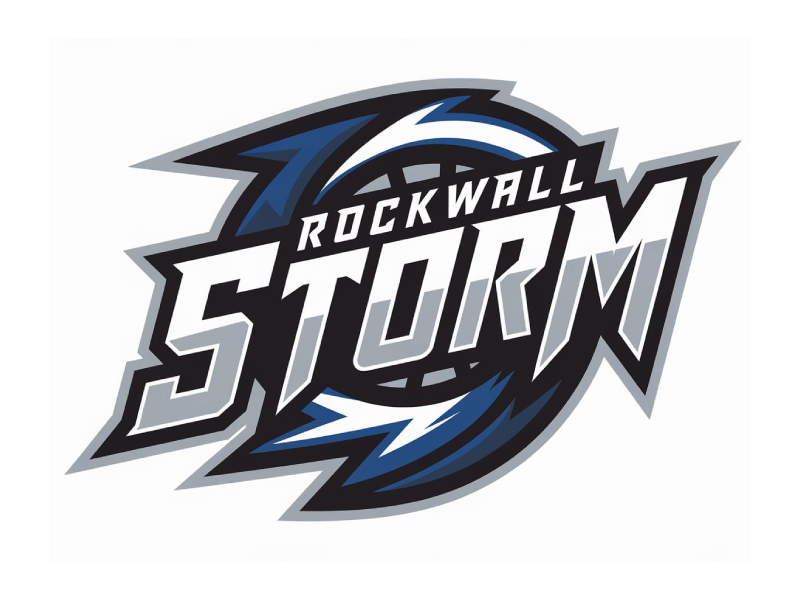 Rockwall Storm logo design by BrightARTS