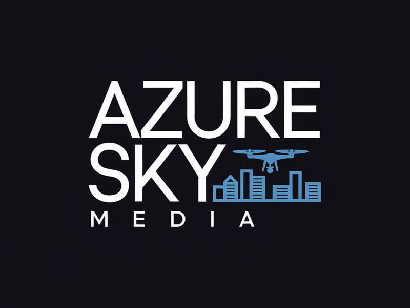 AZURE SKY MEDIA logo design by pixalrahul