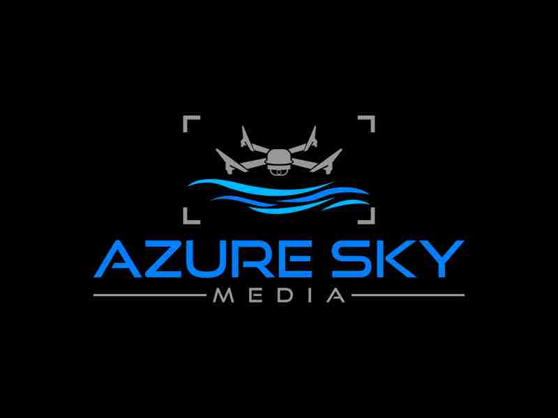 AZURE SKY MEDIA logo design by luckyprasetyo
