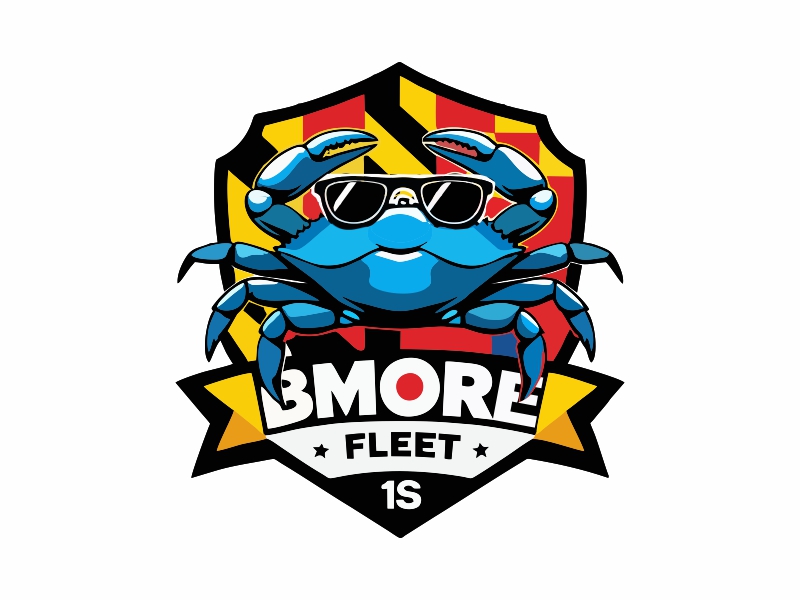 Bmore Fleet, then "GP1S" but smaller logo design by ruki