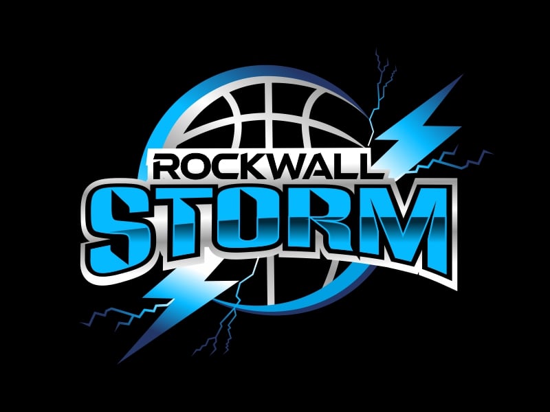 Rockwall Storm logo design by ruki
