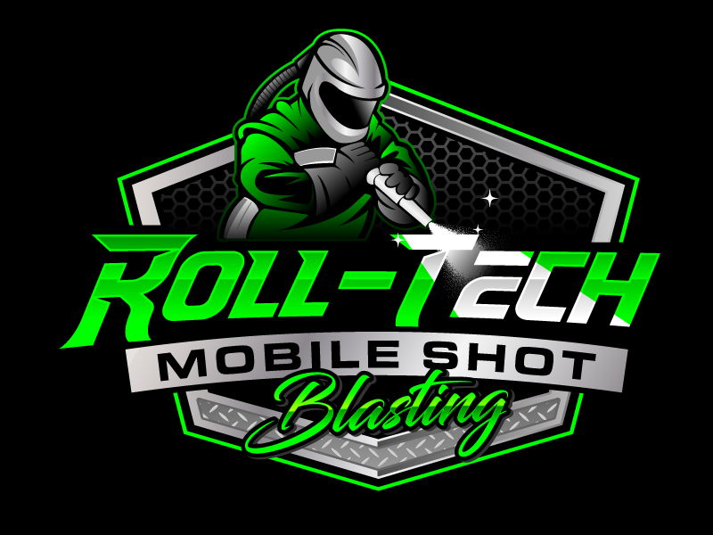 Roll-Tech Mobile Shot Blasting logo design by jaize
