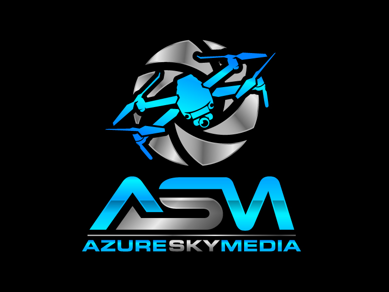 AZURE SKY MEDIA logo design by sanworks