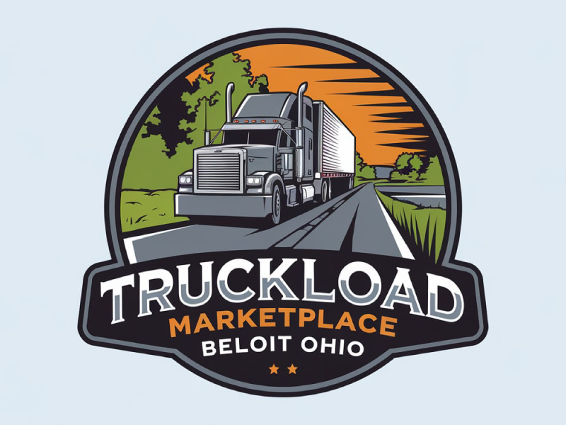 Truckload MarketPlace     Beloit Ohio logo design by BrightARTS