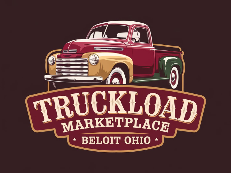 Truckload MarketPlace     Beloit Ohio logo design by pixalrahul