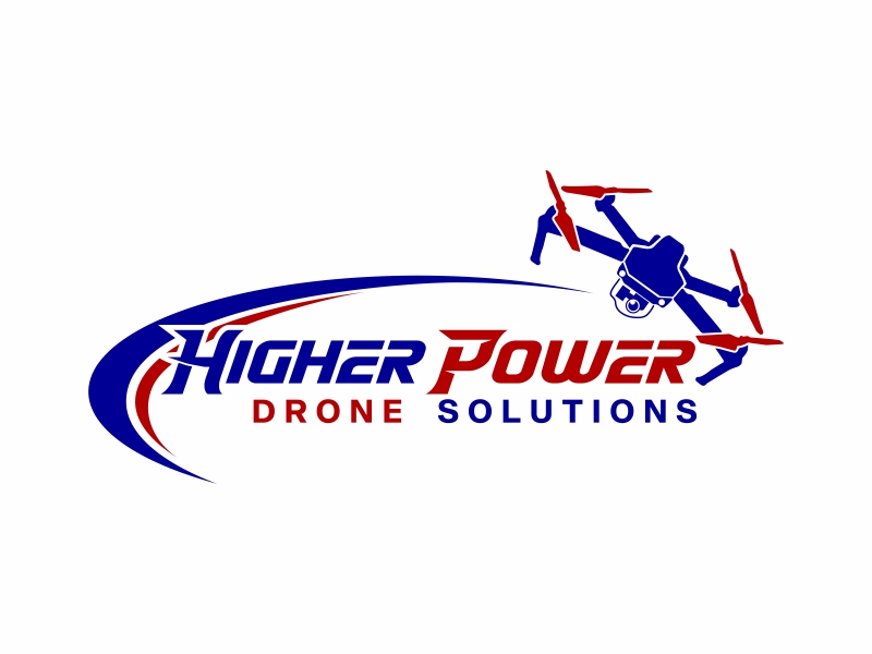 Higher Power Drone Solutions logo design by qqdesigns