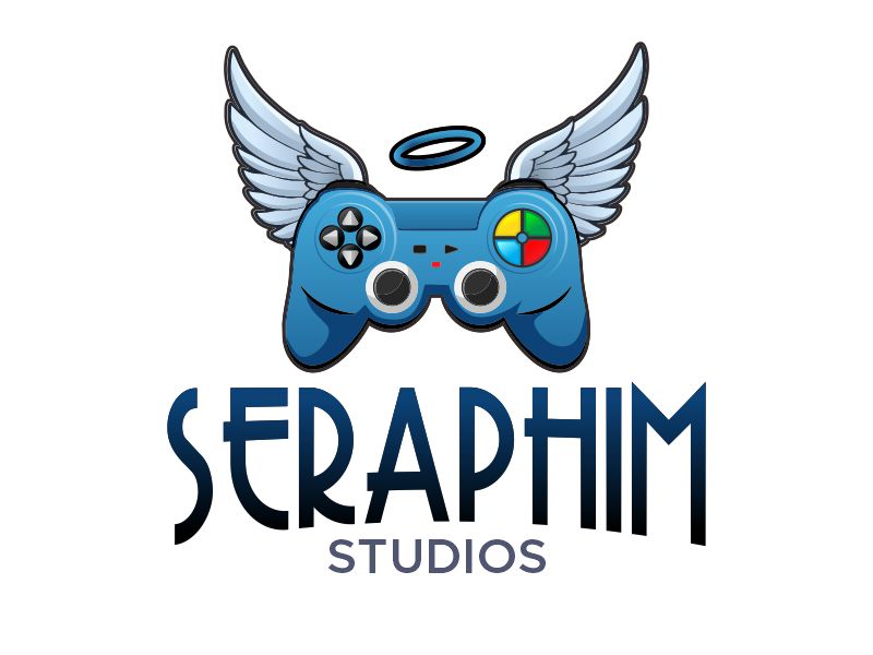 Seraphim Studios logo design by M J