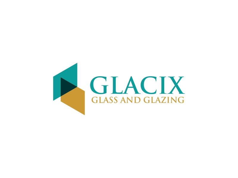 Glacix Glass and Glazing logo design by rezadesign