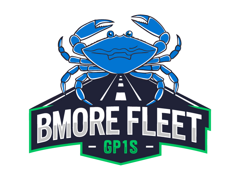 Bmore Fleet, then "GP1S" but smaller logo design by BrightARTS