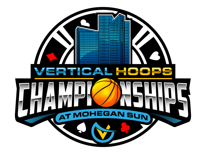 Vertical Hoops Championships At Mohegan Sun logo design by daywalker