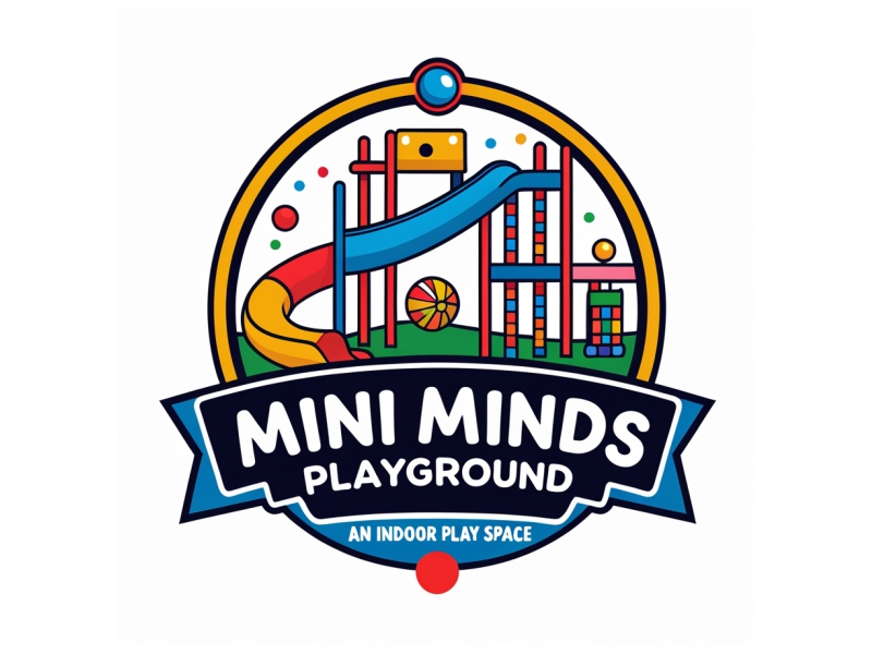 Mini Minds Playground               An indoor play space logo design by ruki