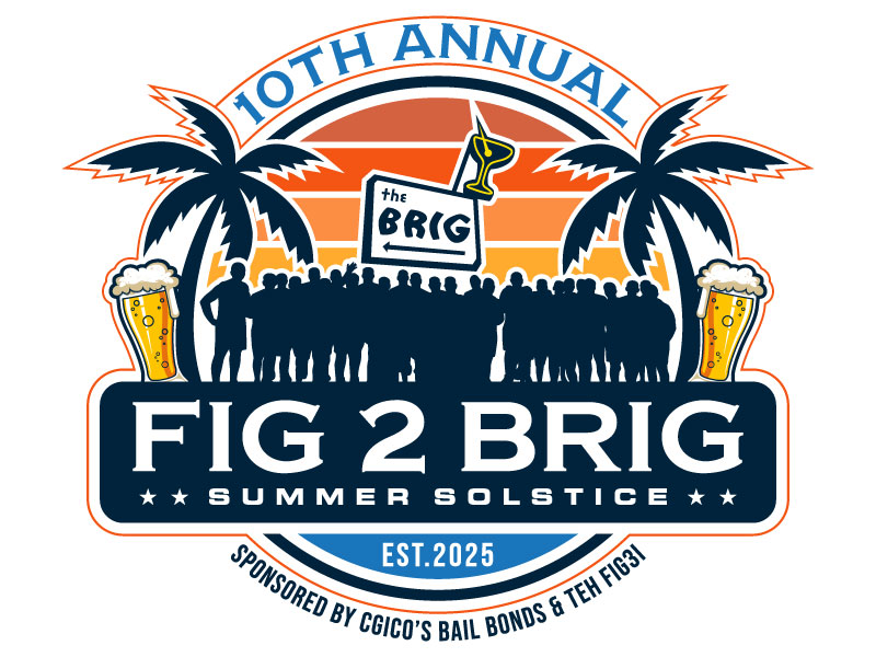 10th Annual Fig 2 Brig logo design by Gilate